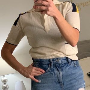 Vintage Valentino shirt sleeve sweater